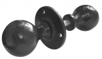 Black Antique Ball Rim Knob